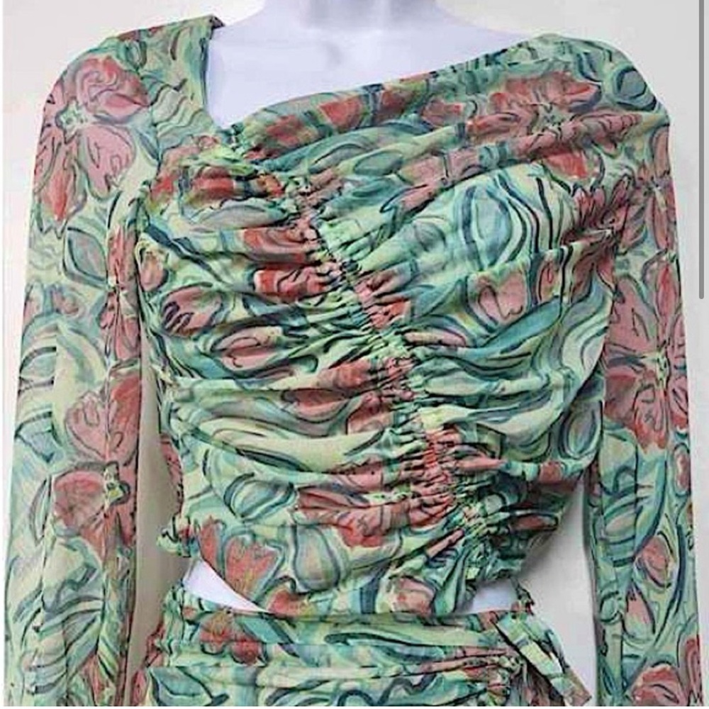 Free People Supernova Wrap Skirt & Top 2 Piece Set Small - Picture 3 of 6